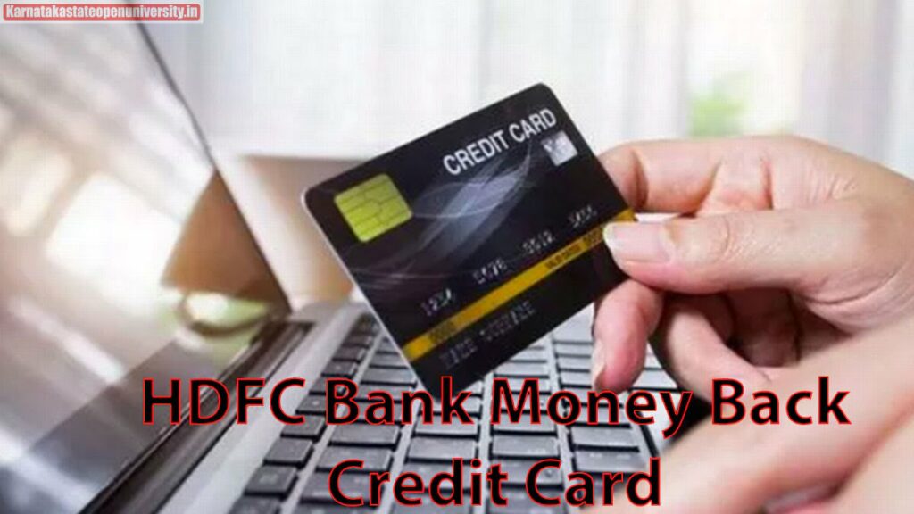 HDFC Bank Money Back Credit Card
