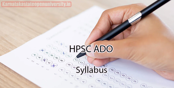 HPSC ADO Syllabus