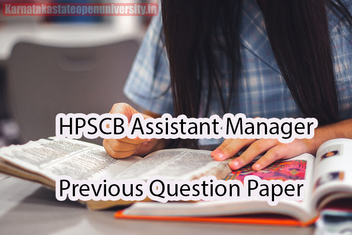 HPSCB Assistant Manager Previous Question Paper