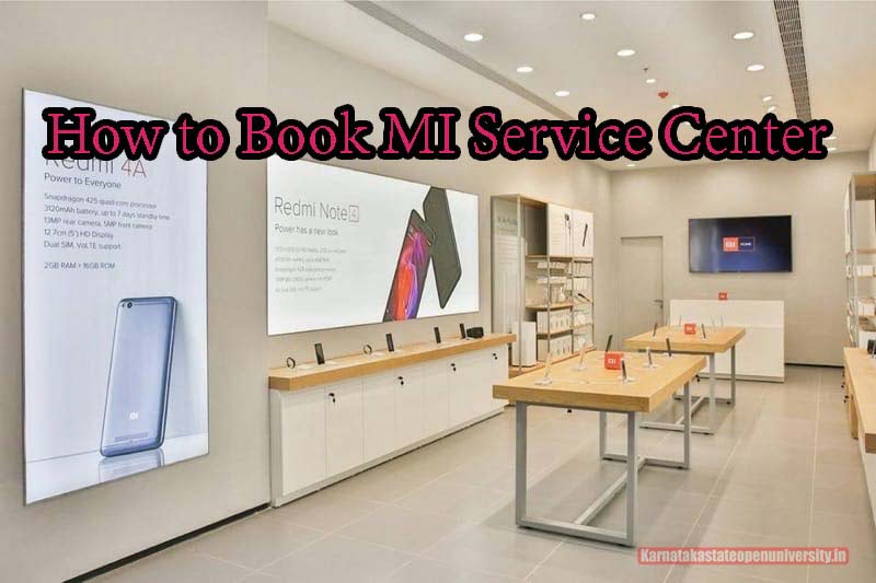 How to Book MI Service Center