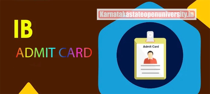 IB Admit Card 