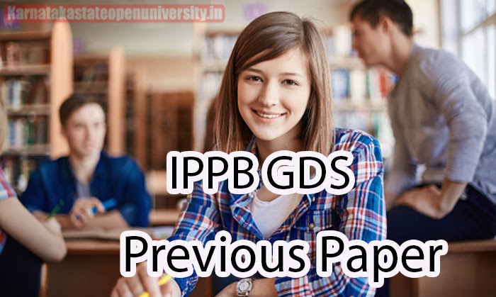 IPPB GDS Previous Paper 