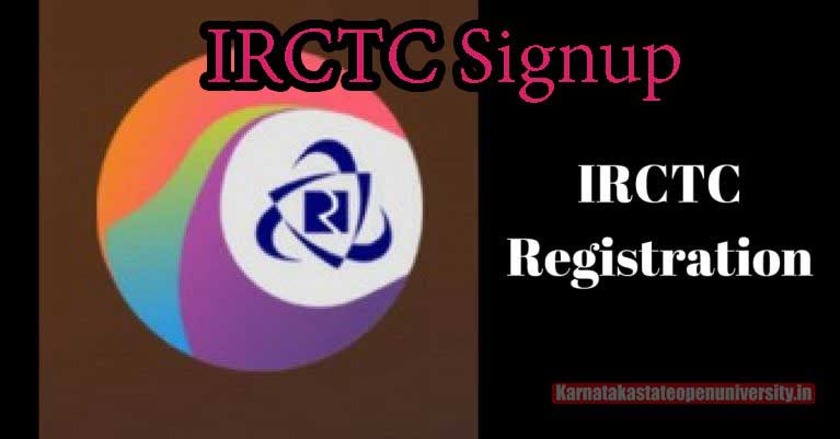 IRCTC Signup
