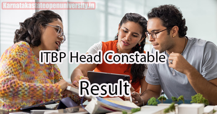 ITBP Head Constable Result