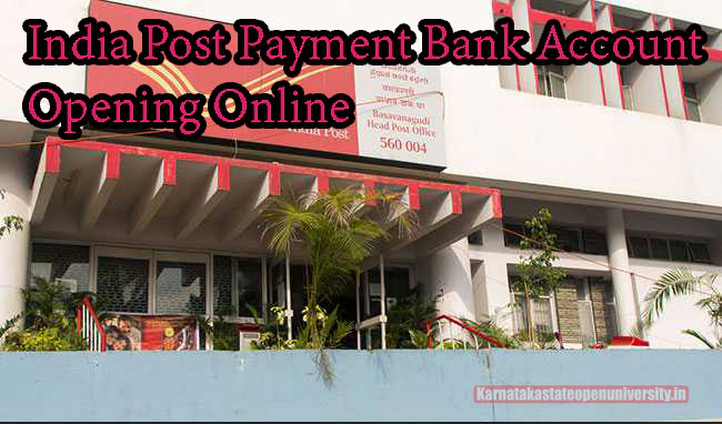 India Post Payment Bank Account Opening Online