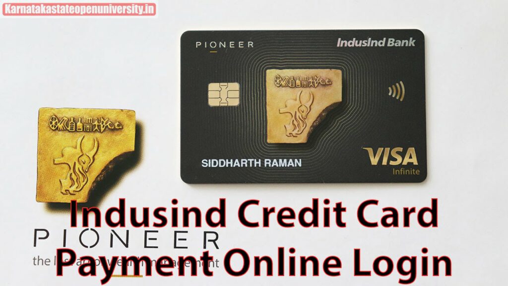 Indusind Credit Card Payment Online Login