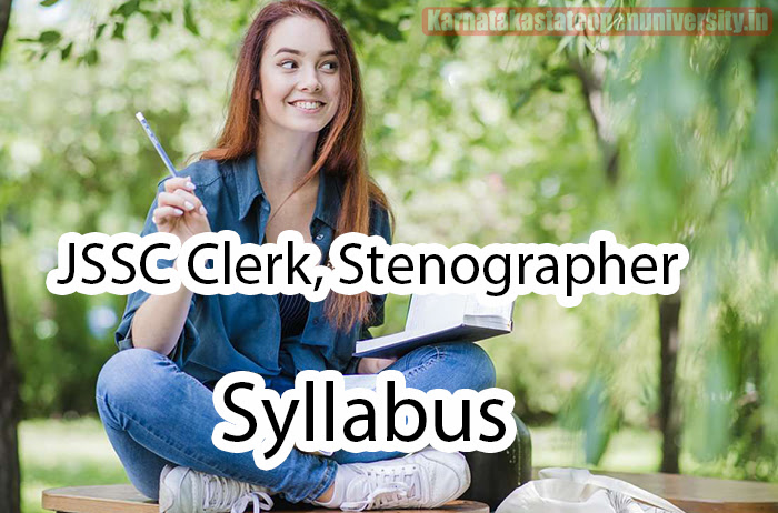 JSSC Clerk, Stenographer Syllabus