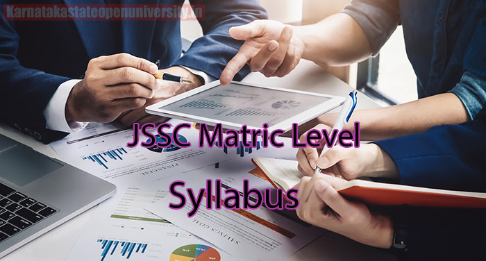 JSSC Matric Level Syllabus