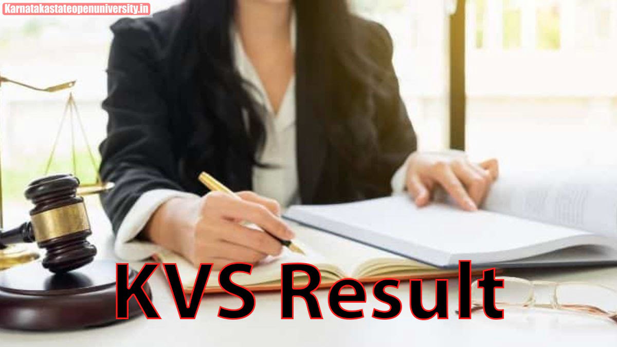 KVS Result 2024 { Direct Link } kvsangathan.nic.in Download TGT