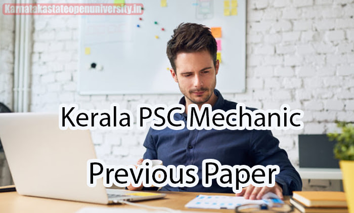 Kerala PSC Mechanic Previous Paper