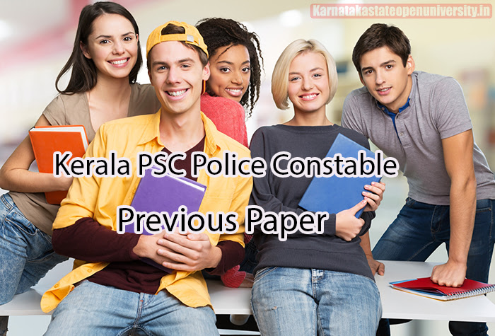 Kerala PSC Police Constable Previous Paper