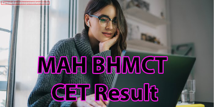 MAH BHMCT CET Result