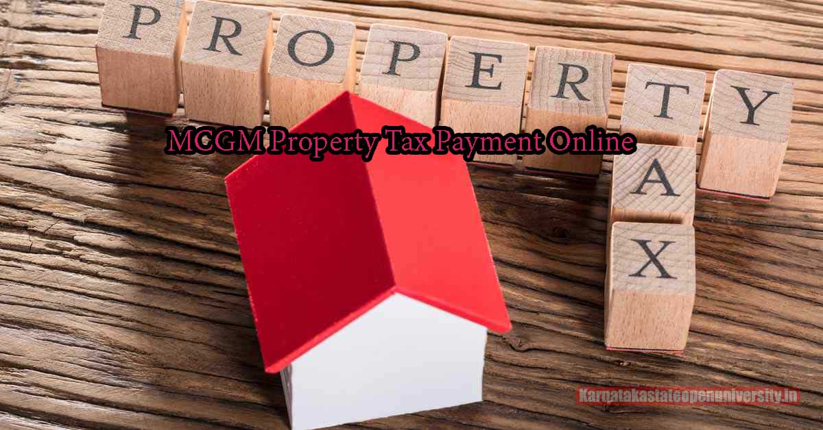 MCGM Property Tax Payment Online