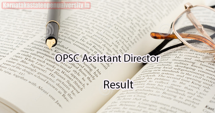 OPSC Assistant Director Result 