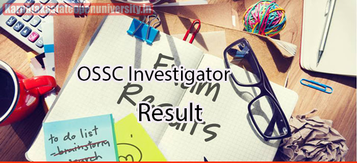 OSSC Investigator Result