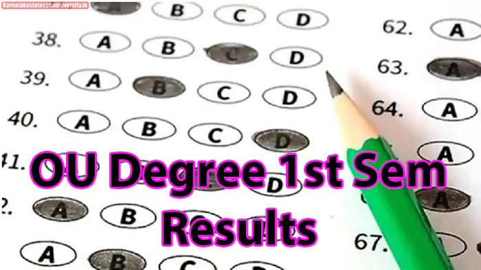 OU Degree 1st Sem Results