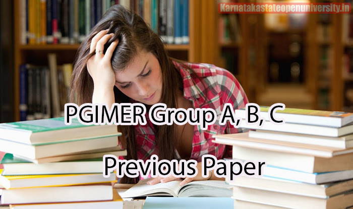 PGIMER Group A, B, C Previous Paper