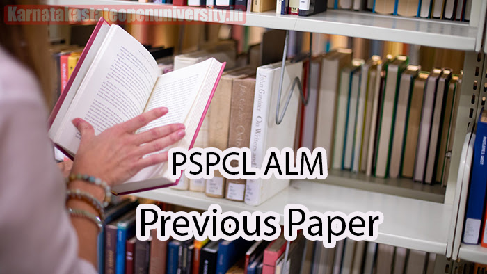 PSPCL ALM Previous Paper 