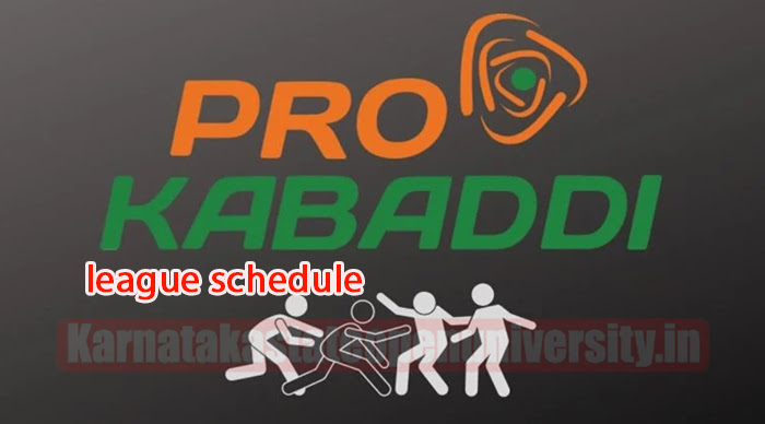 Pro Kabaddi League Schedule 2023