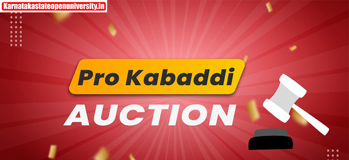 Pro Kabaddi league Auction