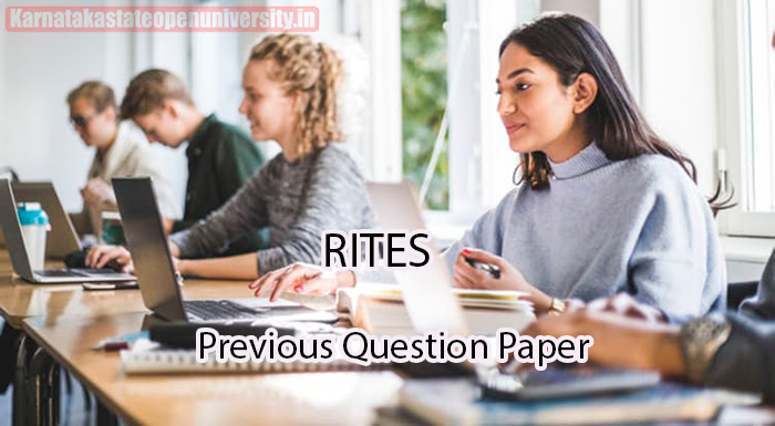RITES Previous Question Paper 