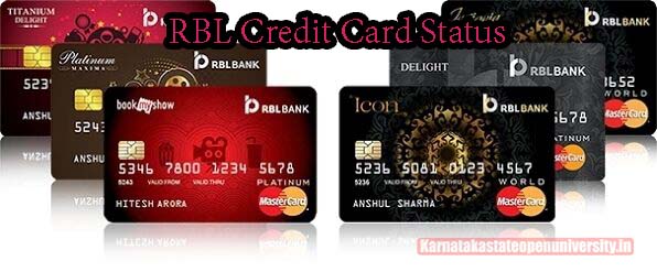 RBL Credit Card Status