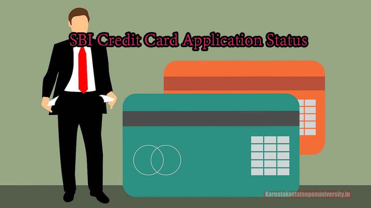 SBI Credit Card Application Status