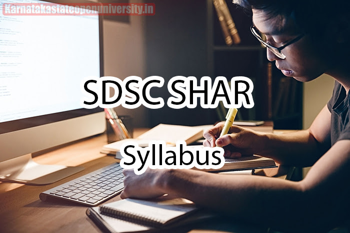 SDSC SHAR Syllabus