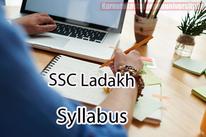 SSC Ladakh Syllabus 
