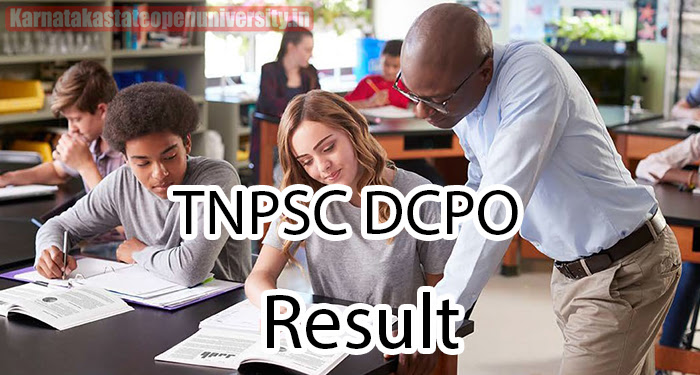 TNPSC DCPO Result