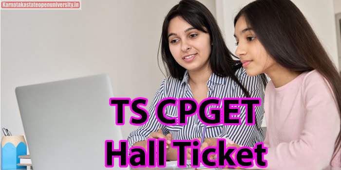 TS CPGET Hall Ticket