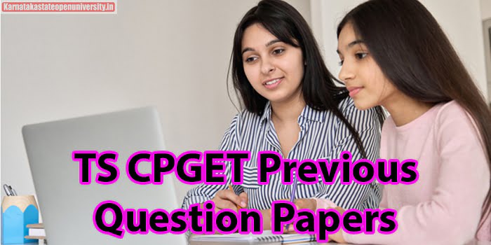 TS CPGET Previous Question Papers