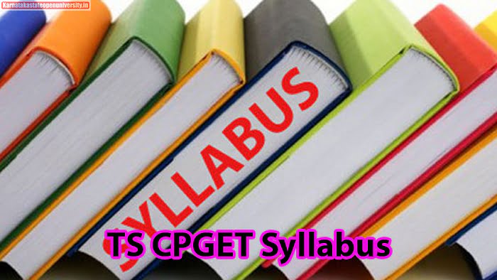 TS CPGET Syllabus