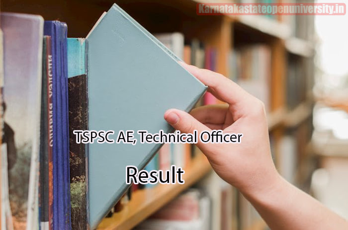 TSPSC AE, Technical Officer Result