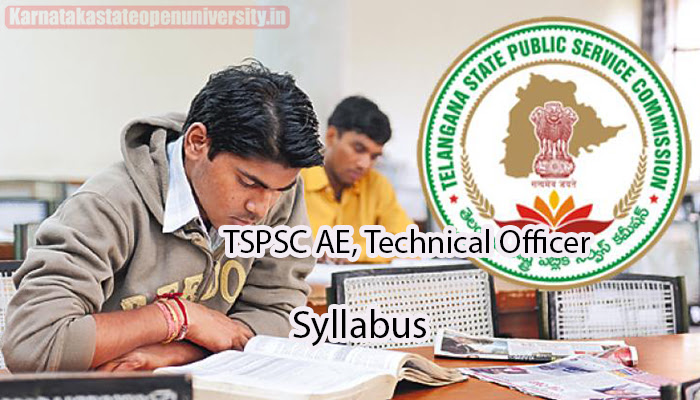 TSPSC AE, Technical Officer Syllabus 