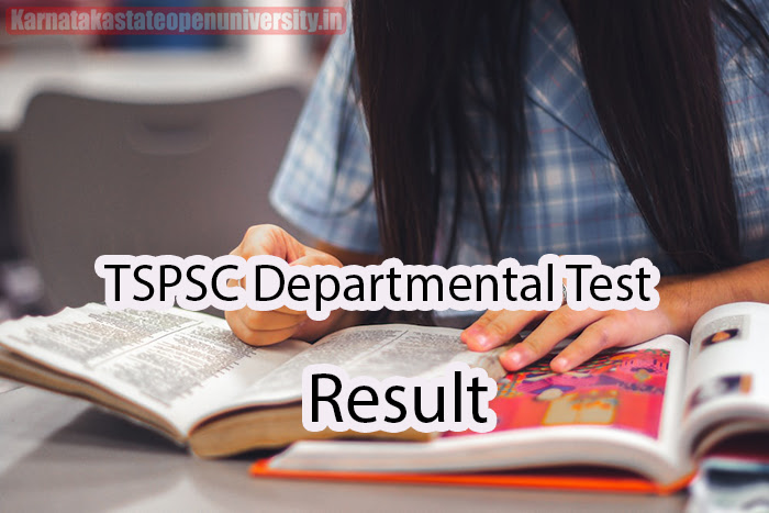 TSPSC Departmental Test Result 
