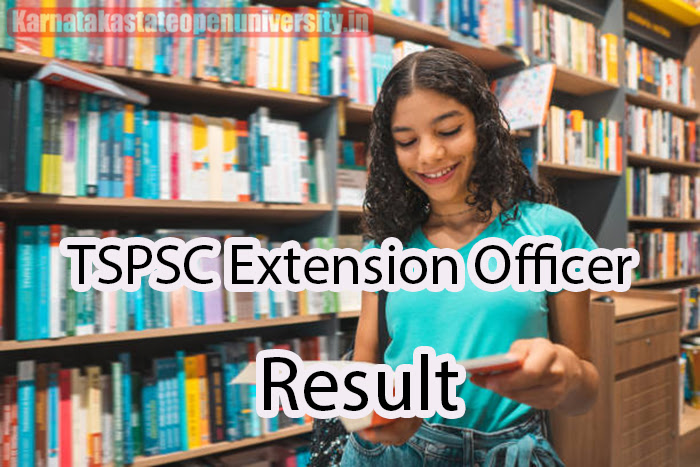 TSPSC Extension Officer Result 