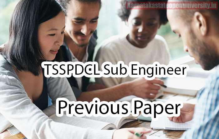 TSSPDCL Sub Engineer Previous Paper