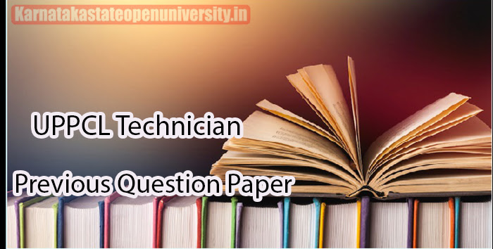 UPPCL Technician Previous Question Paper
