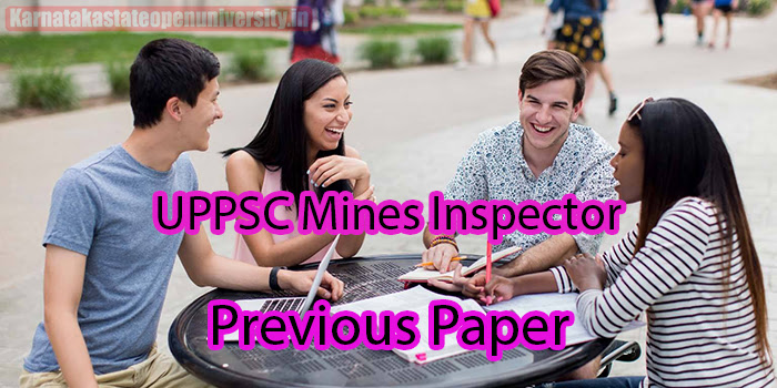 UPPSC Mines Inspector Previous Paper