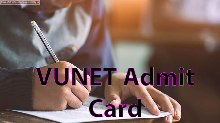 VUNET Admit Card