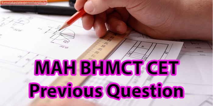 MAH BHMCT CET Previous Question Papers