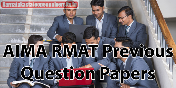 AIMA RMAT Previous Question Papers