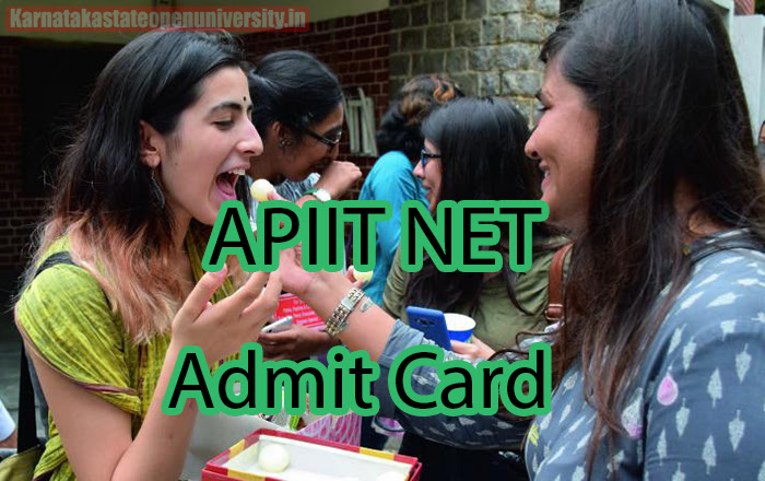 APIIT NET Admit Card