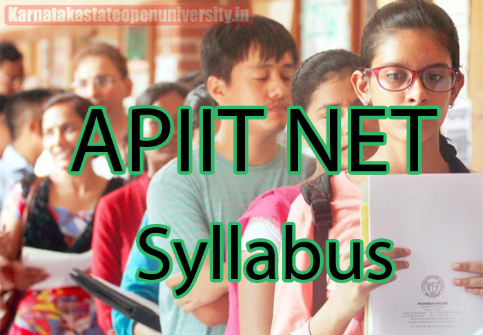 APIIT NET Syllabus