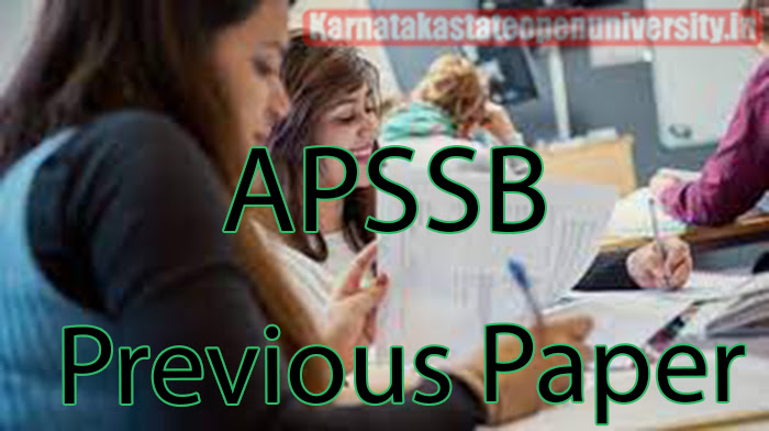 APSSB Previous Paper