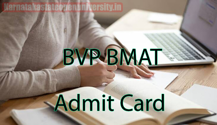 BVP BMAT Admit Card 