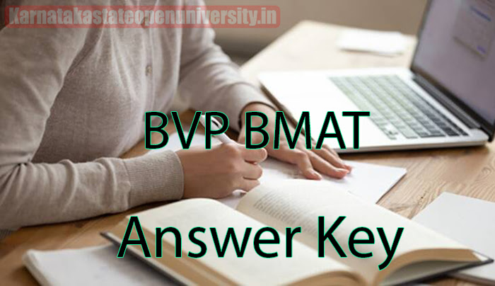 BVP BMAT Answer Key