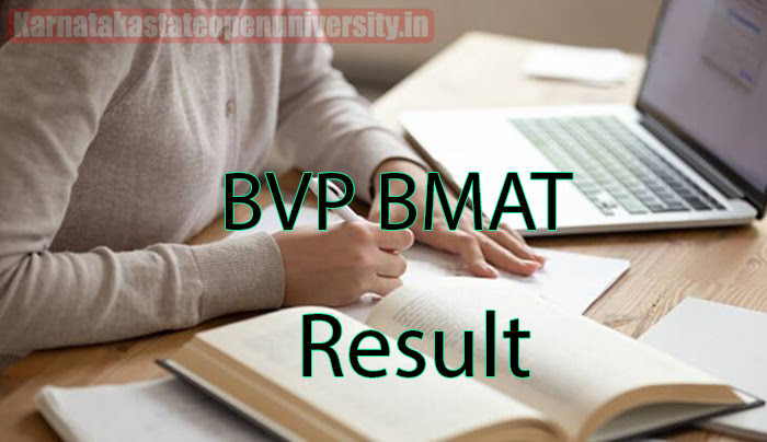 BVP BMAT Result 