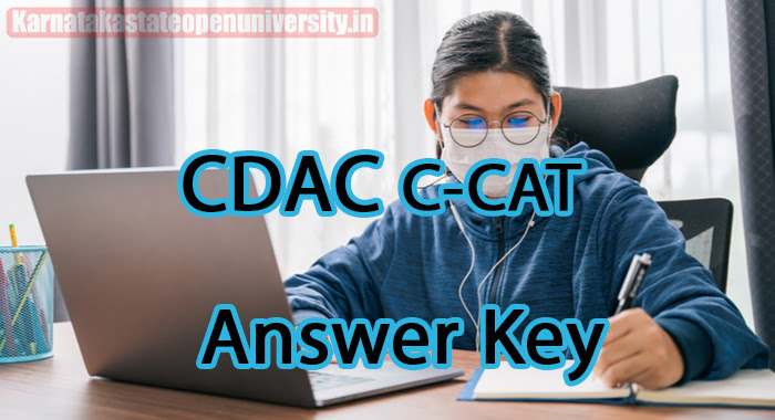 CDAC C-CAT Answer Key 